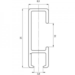 Bilderschiene cliprail Profil